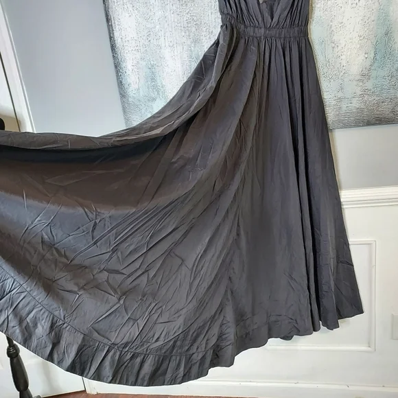 Zara Long Nylon Soft Dress Sz-XL - Picture 8 of 12